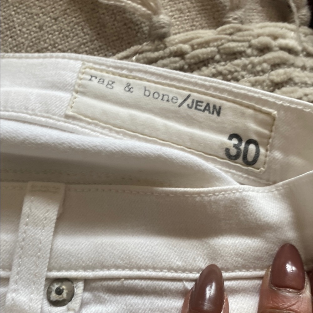 Rag & Bone Women's White Jeans